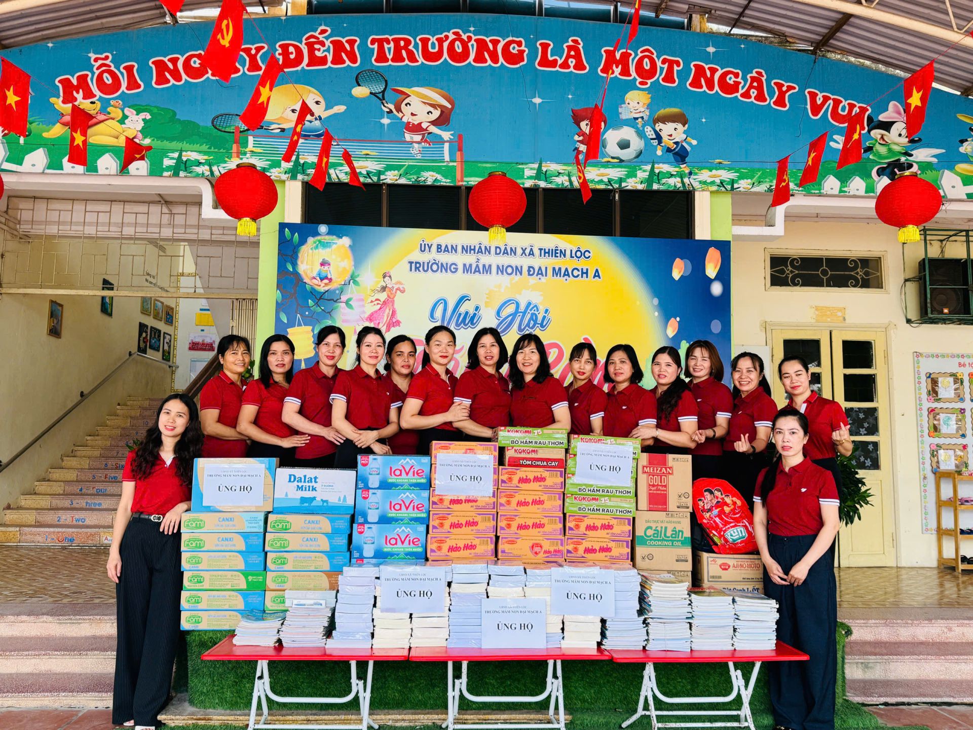 TRƯỜNG MẦM NON ĐẠI MẠCH A HƯỚNG VỀ ĐỒNG BÀO VÙNG BÃO – LAN TỎA YÊU THƯƠNG TỪ TRÁI TIM